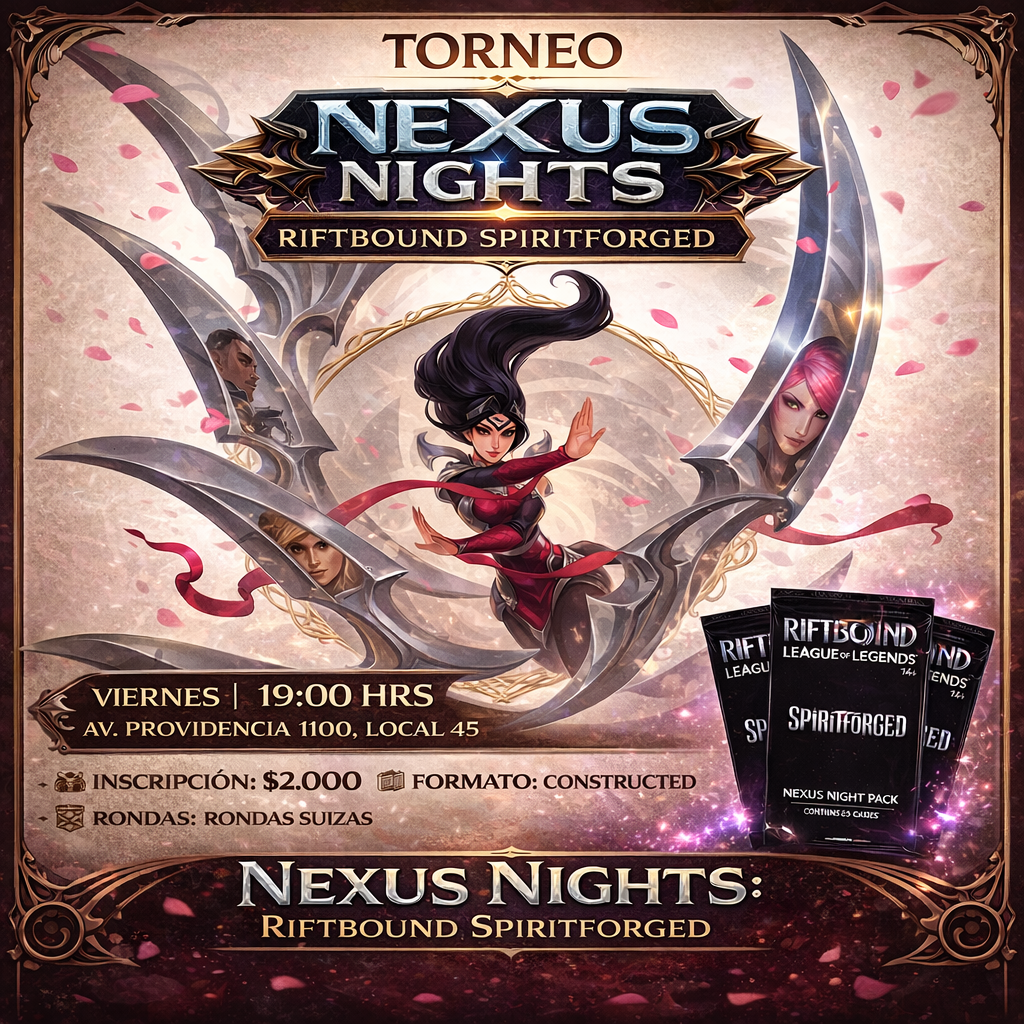 Torneo Nexus Nights Riftbound Spiritforged