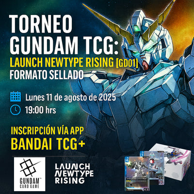 Torneo Gundam TCG: Launch Newtype Rising GD01 | Gundam Card Game y productos relacionados en PiedraBruja Chile
