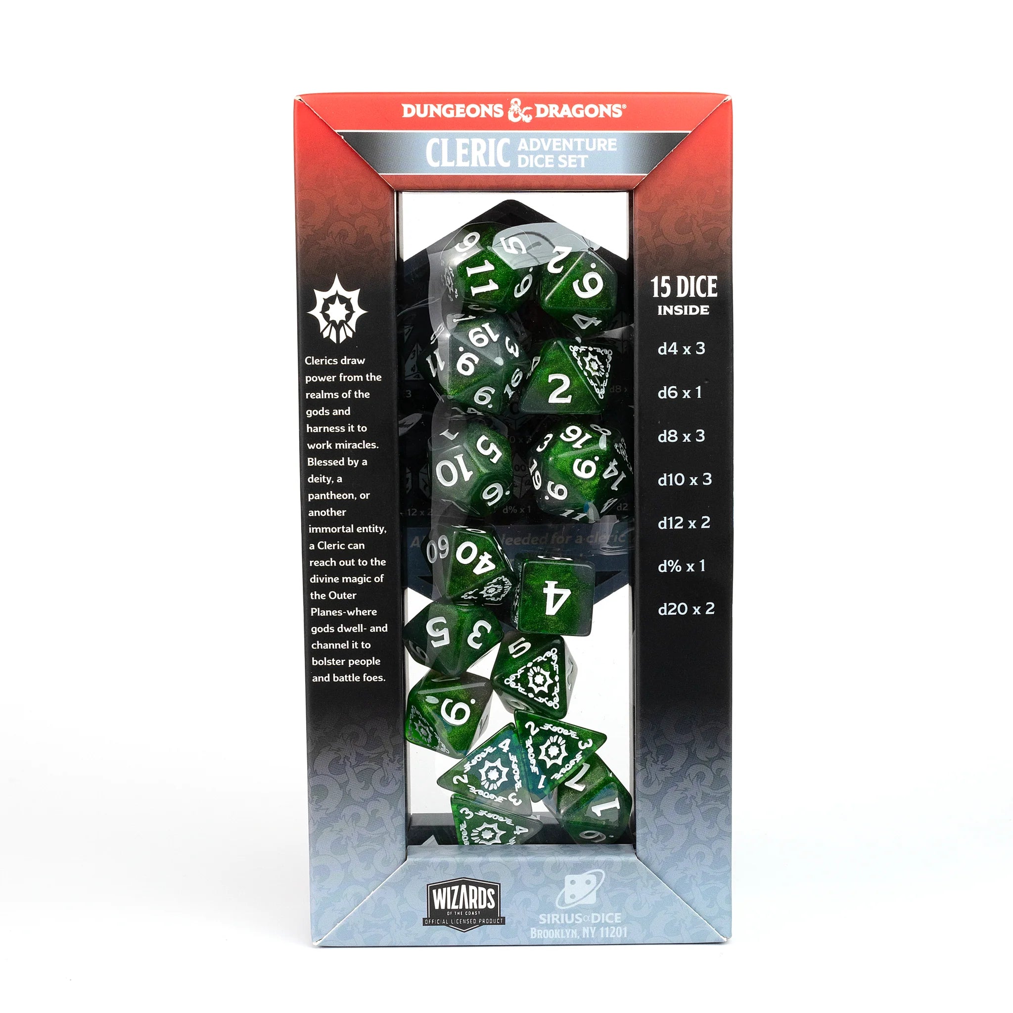 Cleric Green - Adventure Dice