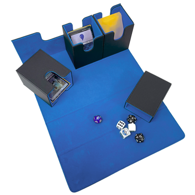 Vault Titan 400+ - Obsidian Black Blue | Deckboxes y accesorios TCG Arkanova en PiedraBruja Chile
