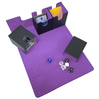 Vault Titan 400+ - Obsidian Black Purple | Deckboxes y accesorios TCG Arkanova en PiedraBruja Chile