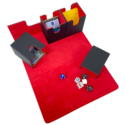 Vault Titan 400+ - Obsidian Black Red | Deckboxes y accesorios TCG Arkanova en PiedraBruja Chile