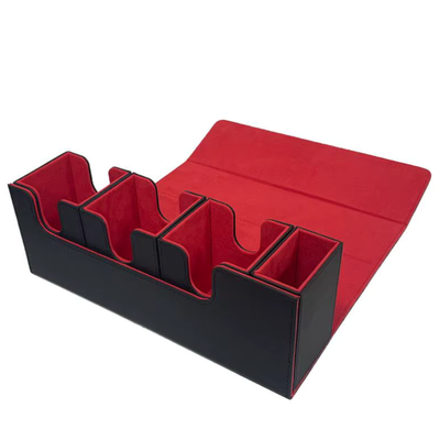 Vault Titan 400+ - Obsidian Black Red | Deckboxes y accesorios TCG Arkanova en PiedraBruja Chile