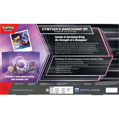 Cynthia's Garchomp EX Premium Collection | Pokémon TCG, sobres, cartas pokemon y coleccionables en PiedraBruja Chile
