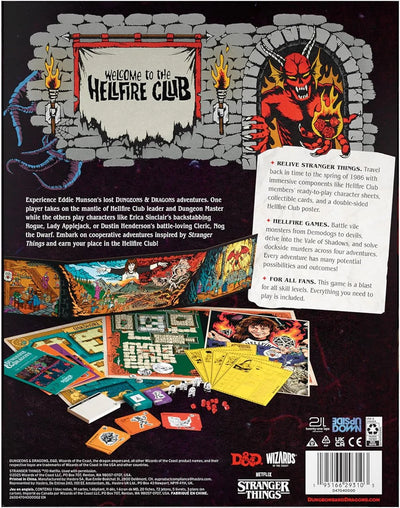 Stranger Things 5e - Welcome To The Hellfire Club | Dungeons & Dragons y accesorios D&D en PiedraBruja Chile