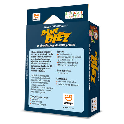 Dame Diez | Juegos de mesa para todas las edades en PiedraBruja Chile