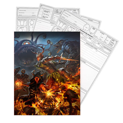Character Sheets 2024 | Dungeons & Dragons y accesorios D&D en PiedraBruja Chile