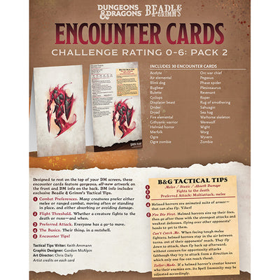 Beadle & Grimm's Encounter Cards - CR0-6 Set 2 | Dungeons & Dragons y accesorios D&D en PiedraBruja Chile
