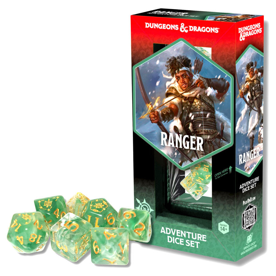 Ranger White Green - Adventure Dice Set