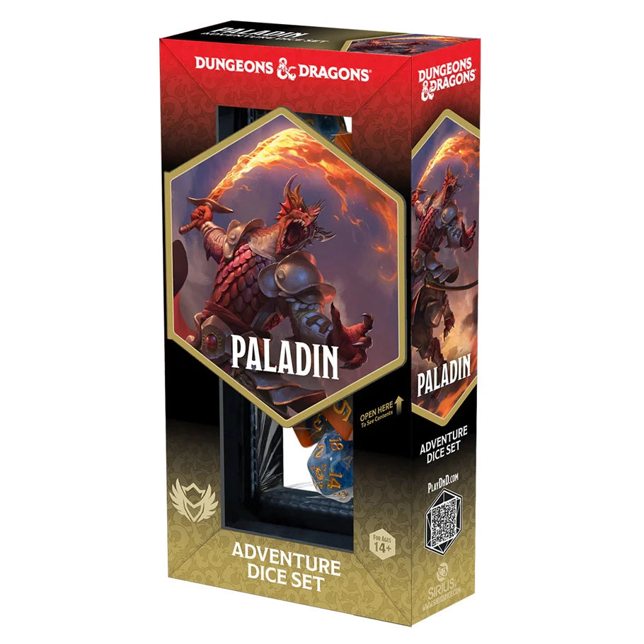 Dados - D&D Dice Paladin Orange Blue