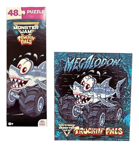 Puzzle Monster Jam - Megalodon | Rompecabezas e ingenios para niños, desafía su mente en PiedraBruja Chile