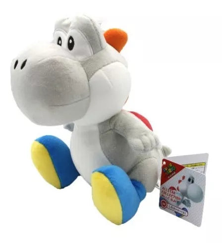 Peluche Mario Bros: Yoshi Gris 20 cm