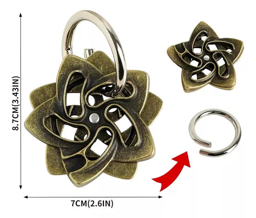 Puzzle Metalico 3D Estrella y Argolla