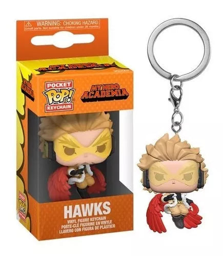 Llavero Funko Pop: Hawks - My Hero Academia