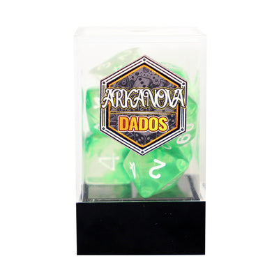Alquimia - Tsavorita | Dados para juegos de rol y mesa en PiedraBruja Chile