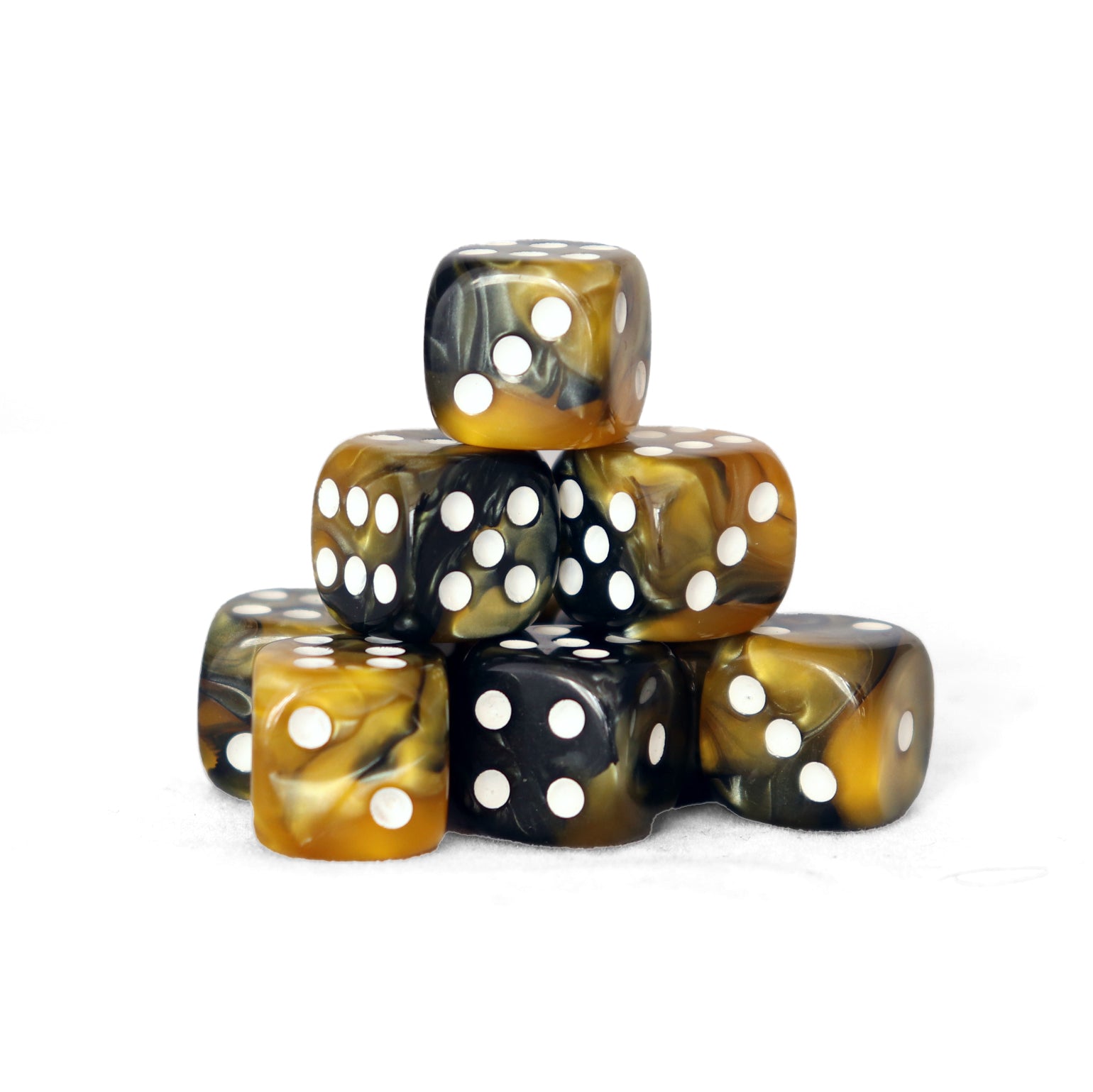 Gemini - 12mm 36 Dados Amarillo/Negro