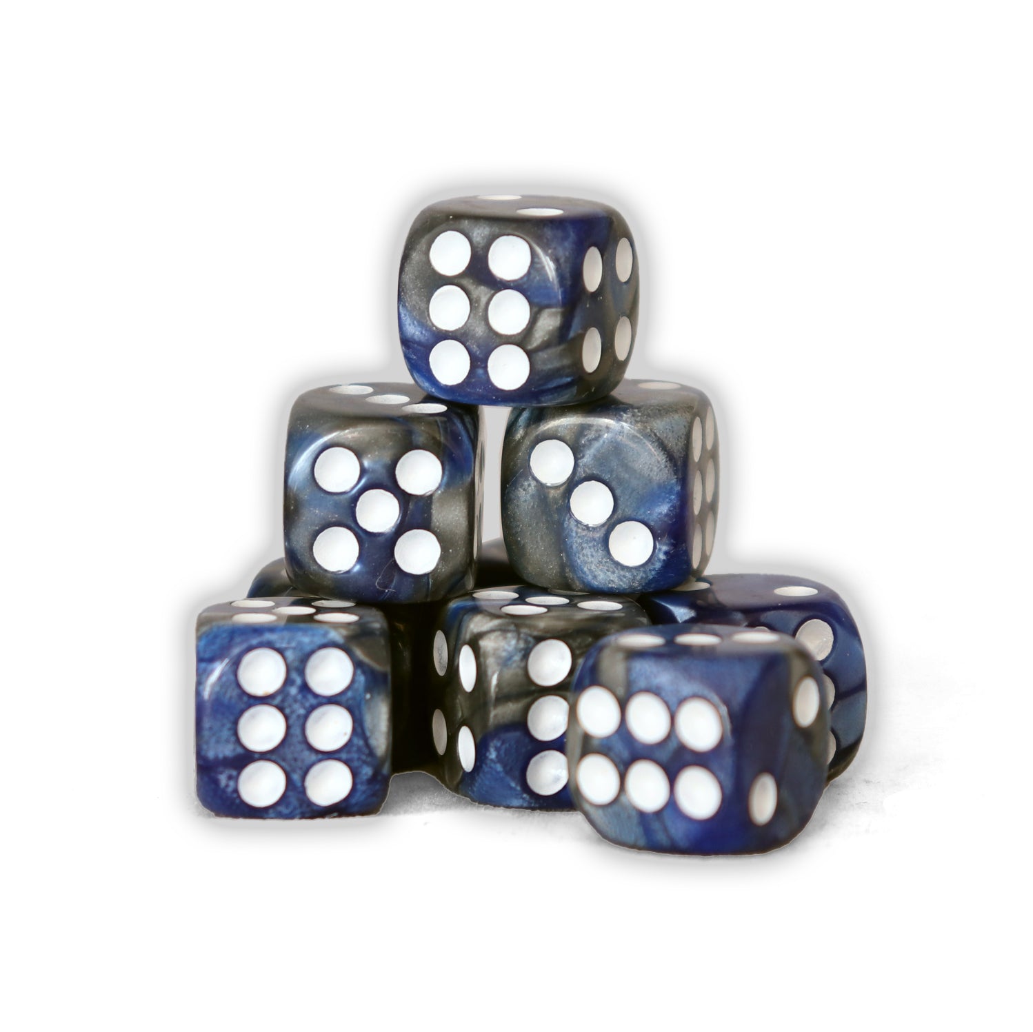 Gemini - 12mm 36 Dados Azul/Gris