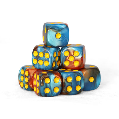 Gemini - 12mm 36 Dados Azul/Rojo | Dados para juegos de rol y mesa en PiedraBruja Chile