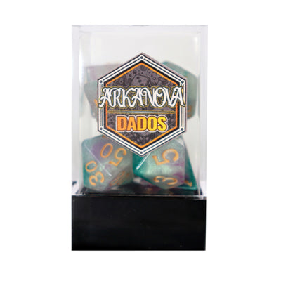 Mágicos - Jade Imperial | Dados para juegos de rol y mesa en PiedraBruja Chile