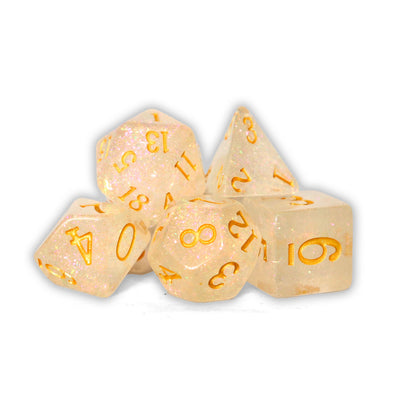 Mágicos - Brillo Glacial | Dados para juegos de rol y mesa en PiedraBruja Chile