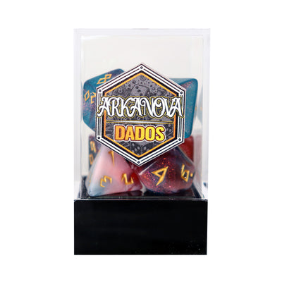 Mágicos - Lágrima de Fuego | Dados para juegos de rol y mesa en PiedraBruja Chile