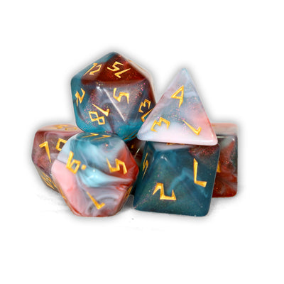 Mágicos - Lágrima de Fuego | Dados para juegos de rol y mesa en PiedraBruja Chile