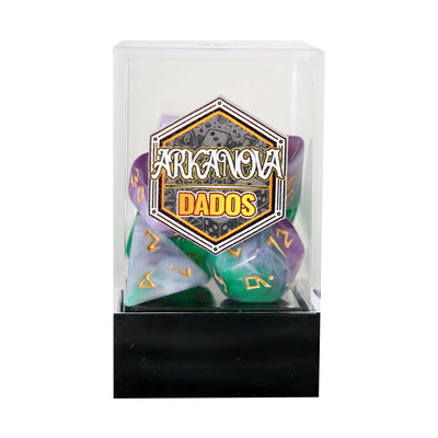 Mágicos - Hojas de Niebla | Dados para juegos de rol y mesa en PiedraBruja Chile