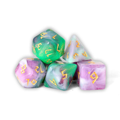 Mágicos - Hojas de Niebla | Dados para juegos de rol y mesa en PiedraBruja Chile