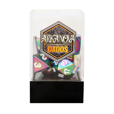 Metálico Cromado | Dados para juegos de rol y mesa en PiedraBruja Chile