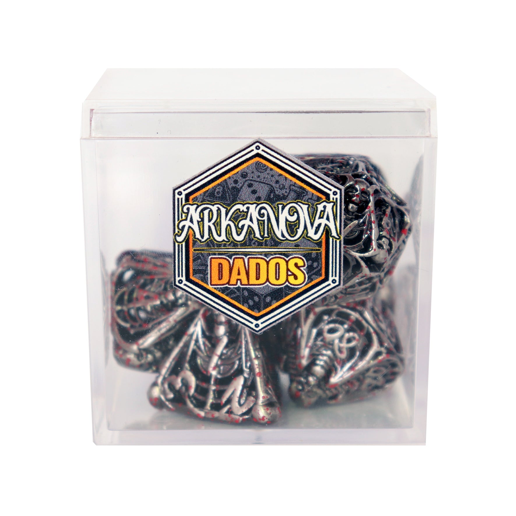 Metálicos - Filigrana de Calavera en Hierro Sangriento