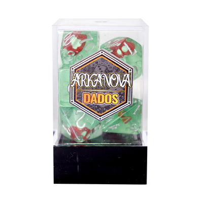Rellenos - Hongo Verdes | Dados para juegos de rol y mesa en PiedraBruja Chile