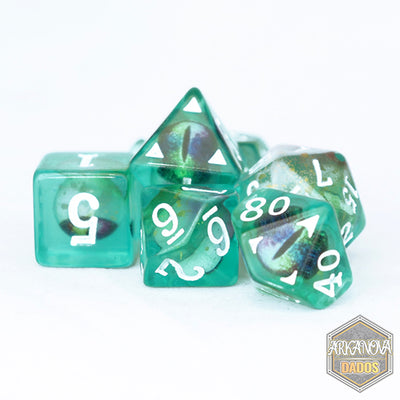 Rellenos - Ojo de Dragón Exótico | Dados para juegos de rol y mesa en PiedraBruja Chile