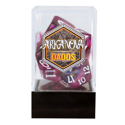 Rellenos - Ojo de Dragón Morado | Dados para juegos de rol y mesa en PiedraBruja Chile