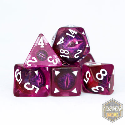 Rellenos - Ojo de Dragón Morado | Dados para juegos de rol y mesa en PiedraBruja Chile