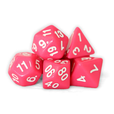 Sólidos - Magenta | Dados para juegos de rol y mesa en PiedraBruja Chile