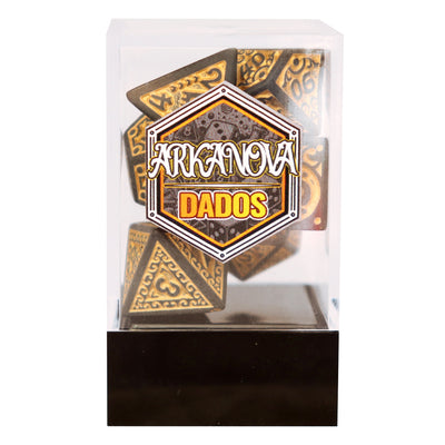 Victoriano - Crema | Dados para juegos de rol y mesa en PiedraBruja Chile