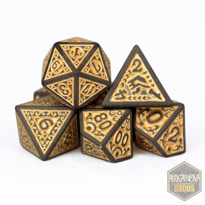 Victoriano - Crema | Dados para juegos de rol y mesa en PiedraBruja Chile