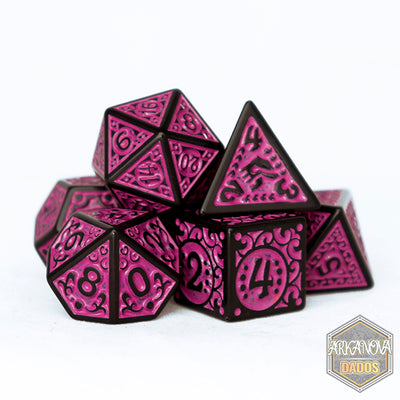 Victoriano - Morado | Dados para juegos de rol y mesa en PiedraBruja Chile