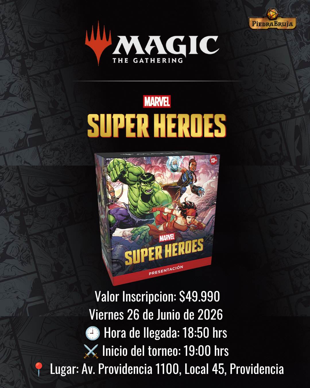 Torneo Pre Release - Marvel Super Heroes