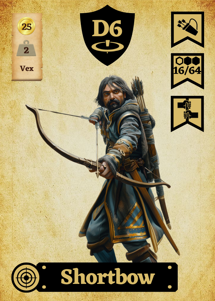 D&D Alt: Baraja de Armas para D&D 5e (Cartas)