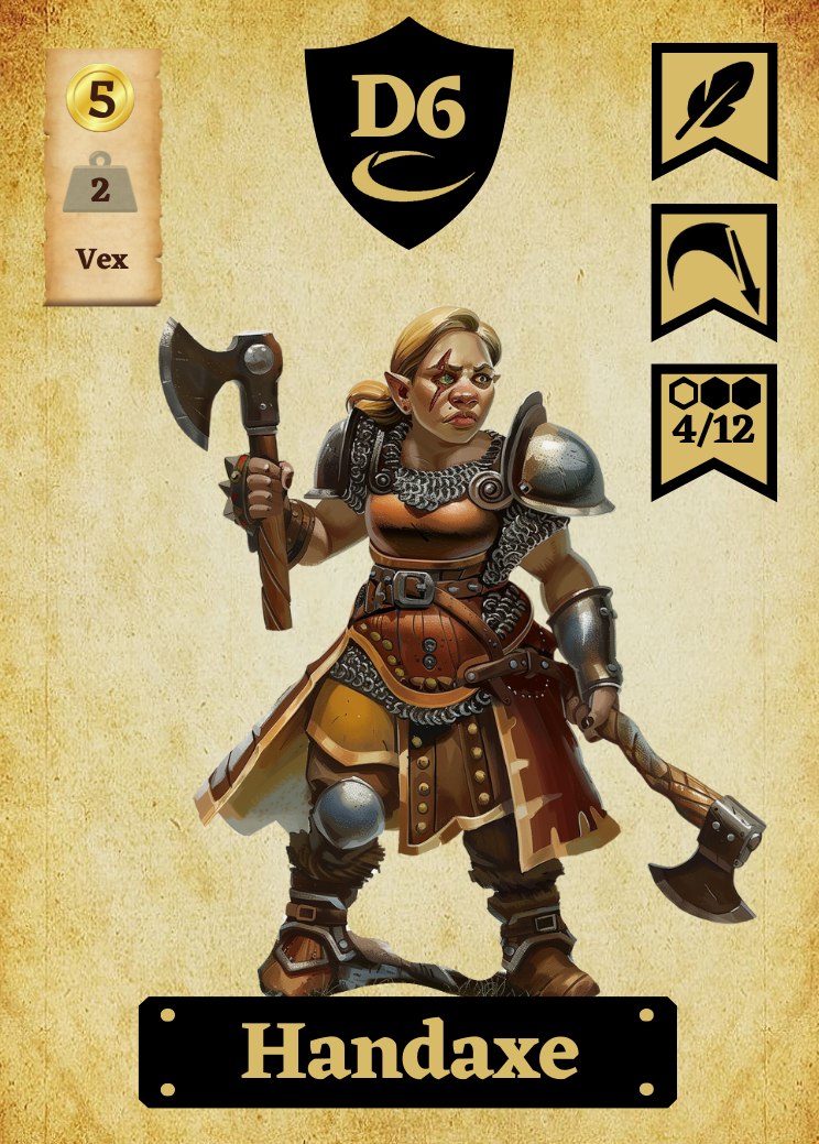 D&D Alt: Baraja de Armas para D&D 5e (Cartas)