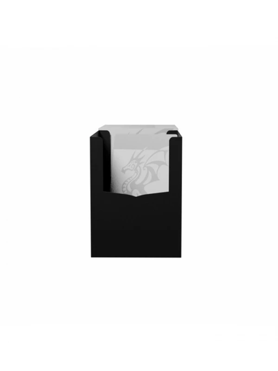 Deckbox Dragon Shield - Ashen White/Black Double Shell | Fundas y accesorios Dragon Shield para cartas TCG en PiedraBruja Chile