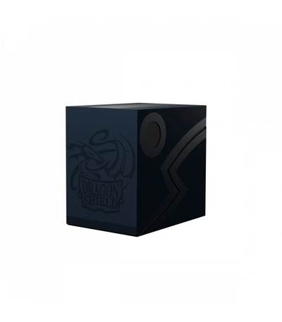 Deckbox Dragon Shield - Midnight Blue/Black Double Shell | Fundas y accesorios Dragon Shield para cartas TCG en PiedraBruja Chile