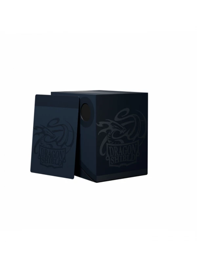 Deckbox Dragon Shield - Midnight Blue/Black Double Shell | Fundas y accesorios Dragon Shield para cartas TCG en PiedraBruja Chile
