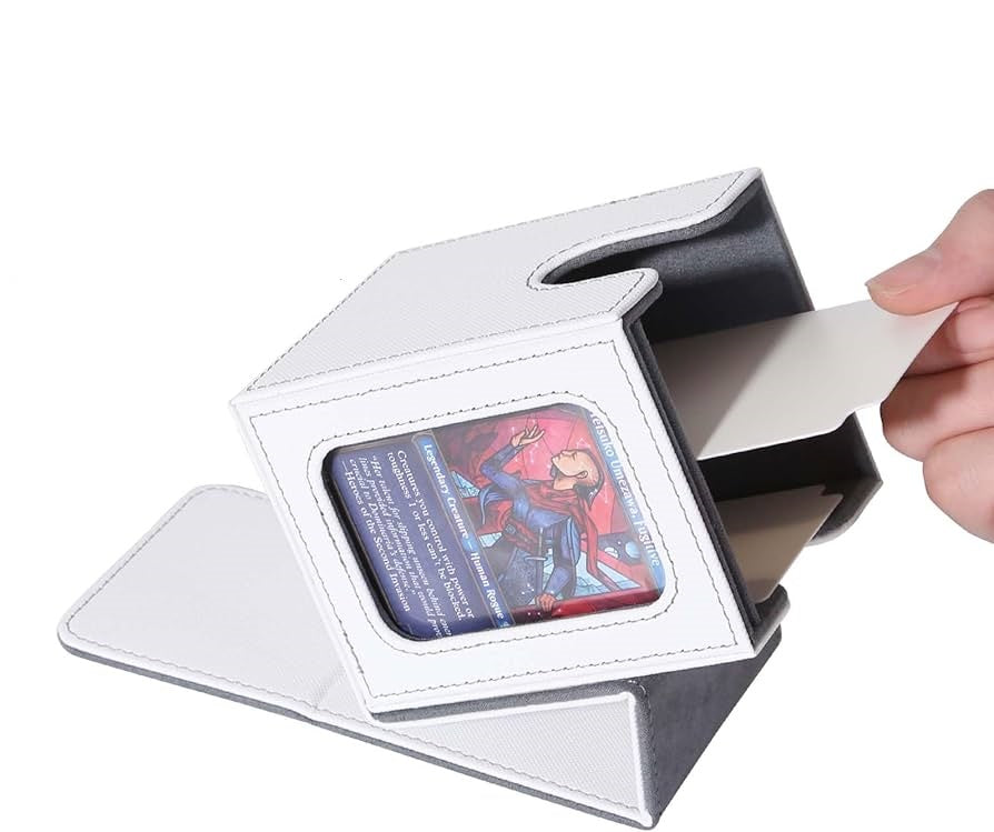 Deck Box Showcase 100+ - Ivory White Grey