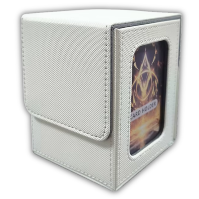 Deck Box Showcase 100+ - Ivory White Grey | Deckboxes y accesorios TCG Arkanova en PiedraBruja Chile