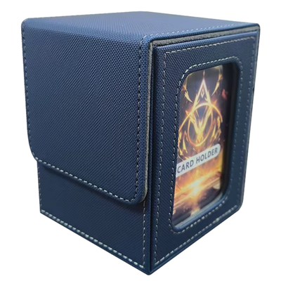 Deck Box Showcase 100+ - Sapphire Blue Grey | Deckboxes y accesorios TCG Arkanova en PiedraBruja Chile