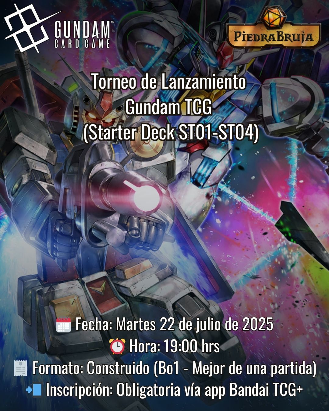 Torneo Gundam TCG: Starter Deck Launch 22 Julio