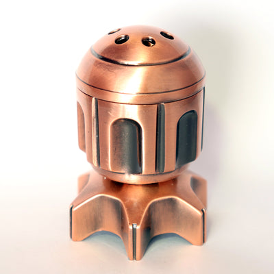 Disco-Dado Vaquero - Metálico Spinner en Cobre | Dados para juegos de rol y mesa en PiedraBruja Chile