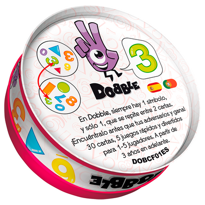 Dobble - Formas y Números | Juegos de mesa para todas las edades en PiedraBruja Chile